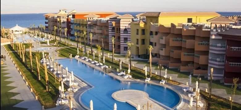 Chalet Porto South Beach - Beach Front Sea View Ain Sukhna Exterior foto