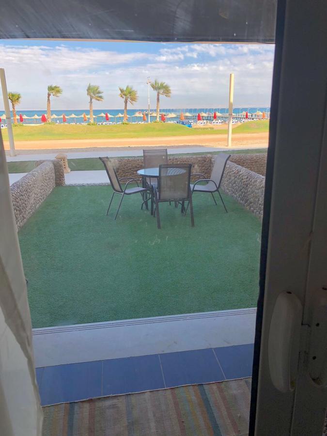 Chalet Porto South Beach - Beach Front Sea View Ain Sukhna Exterior foto